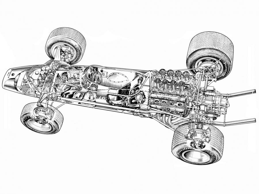  Lotus 49 1967 года  (фото 6 из 7)